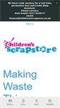 Mobile Screenshot of childrensscrapstore.co.uk